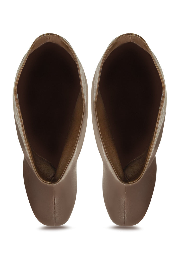 Schicke Schlupfstiefel Ada - Braun