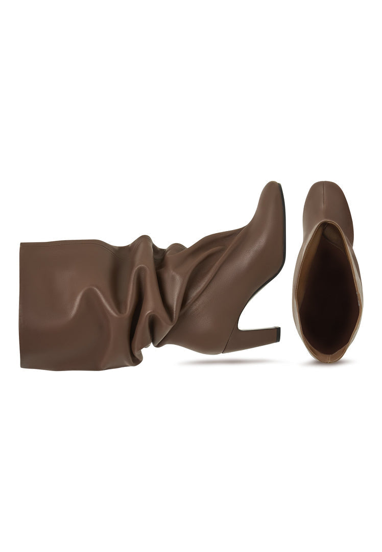 Schicke Schlupfstiefel Ada - Braun