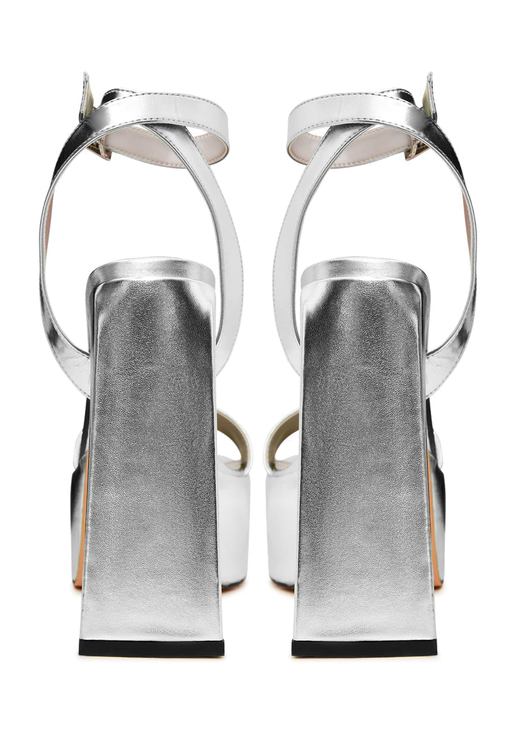 Elevated Elegance Sandaler - Sølv