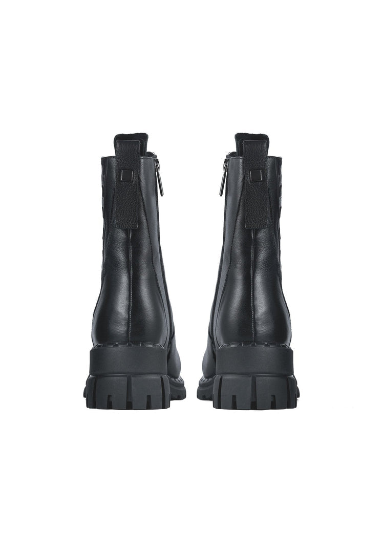 Klassische Stiefel mit Blockabsatz