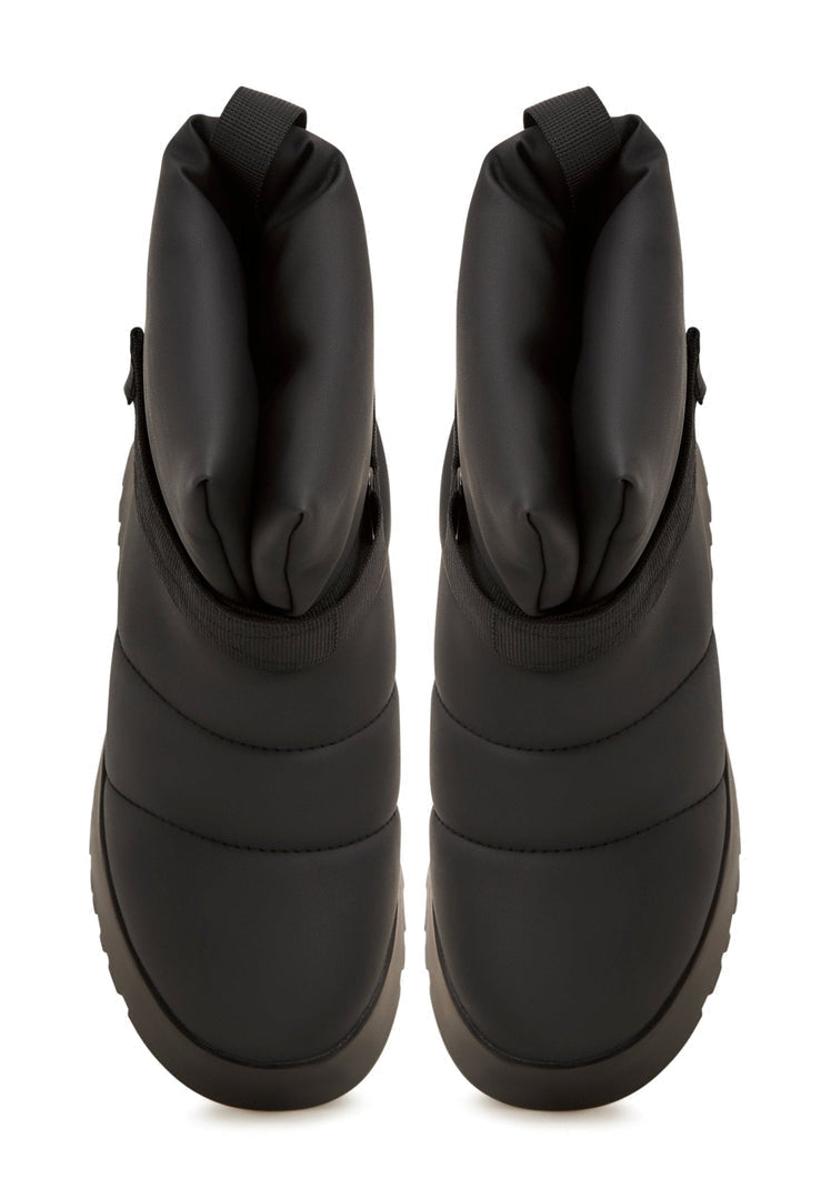 Urban Wool-Lined Winter Boots - Black