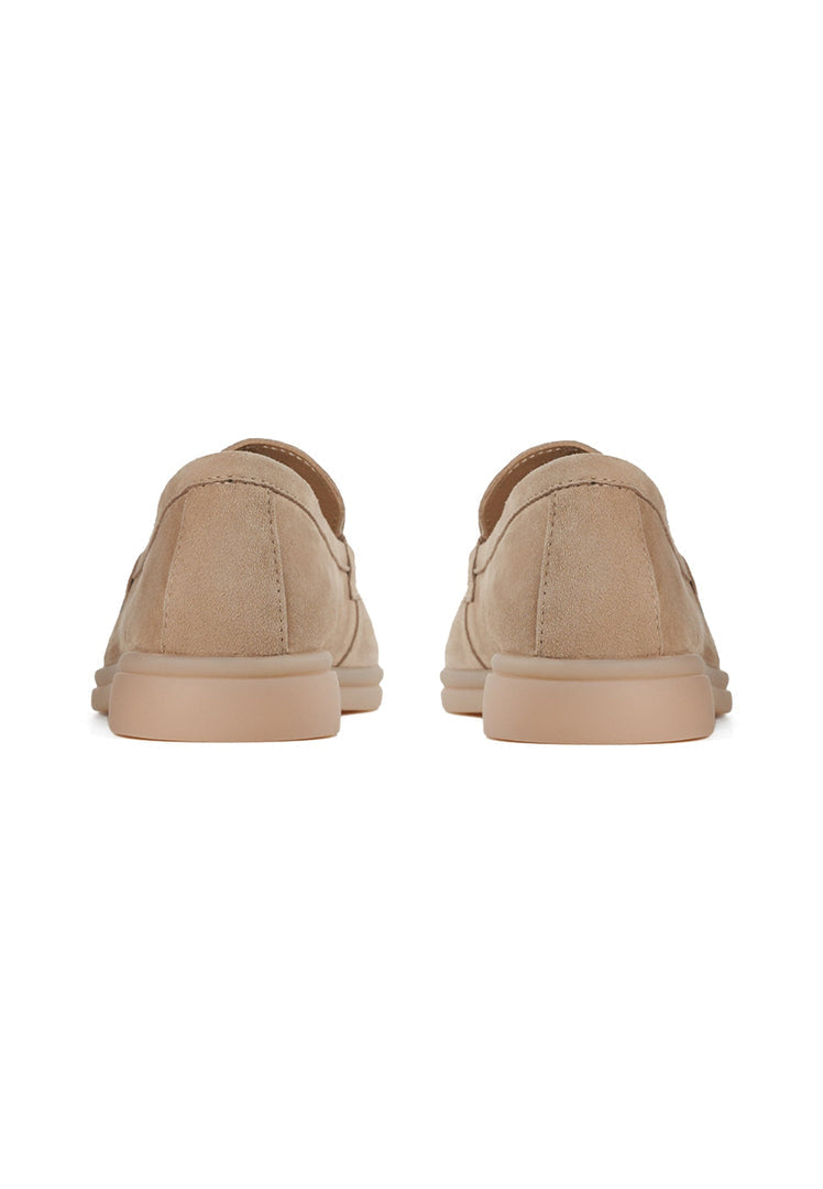 Platform Moccasins Aurelia - Light Beige