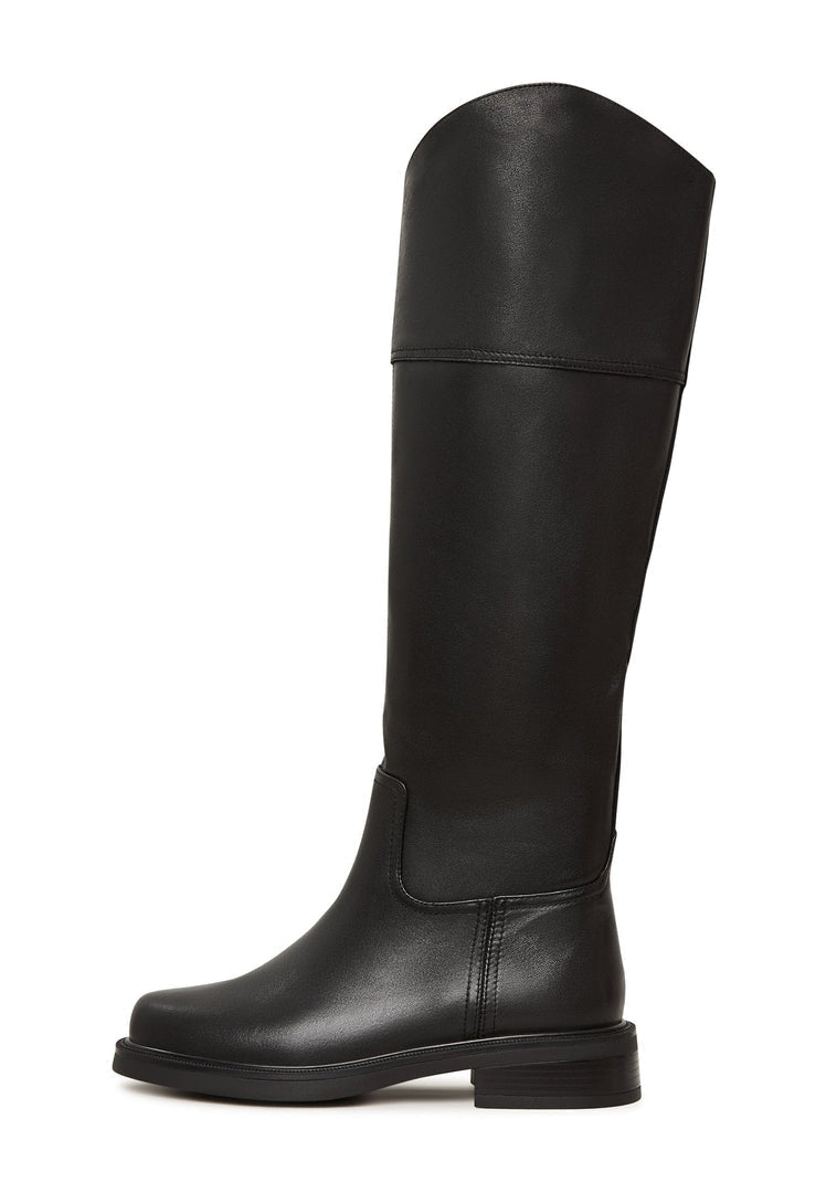 Lässige Stiefel mit Blockabsatz