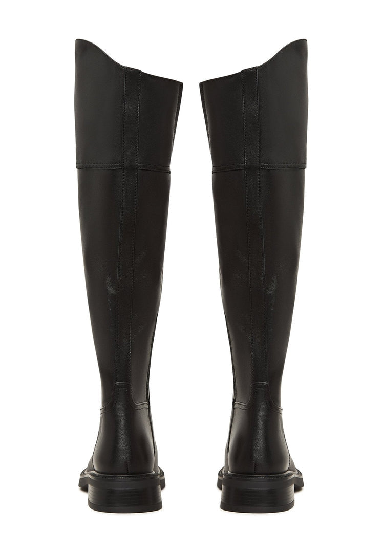 Lässige Stiefel mit Blockabsatz