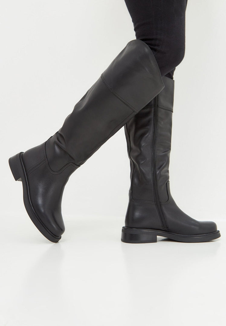 Lässige Stiefel mit Blockabsatz