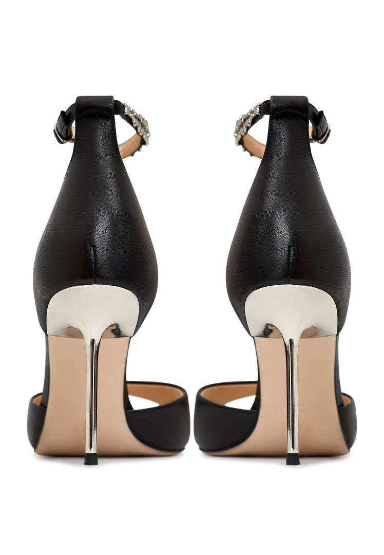 Stiletto High Heeled Sandals Malena - Black