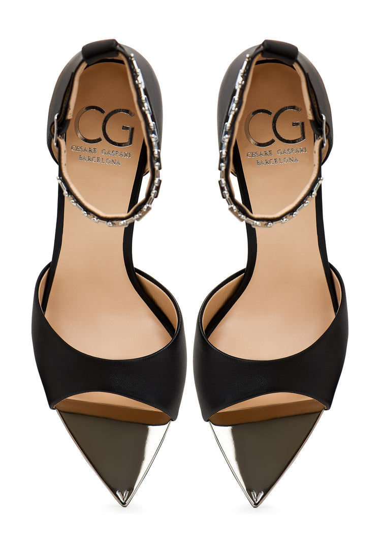 Stiletto High Heeled Sandals Malena - Black