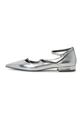 Leather Ballerinas Clara - Silver