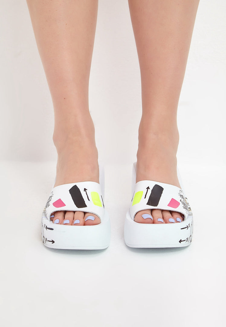 Platform Mule - White