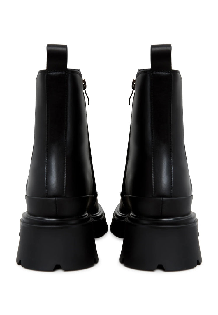 Urban Platform Ankle Boots - Black