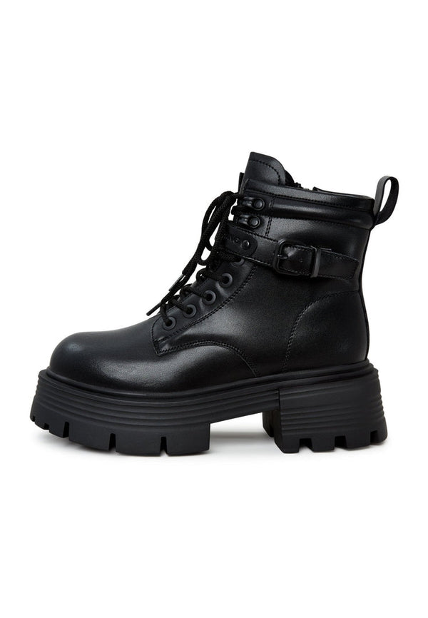 Eleganta ankelstövlar med plattform