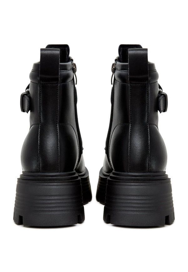 Eleganta ankelstövlar med plattform