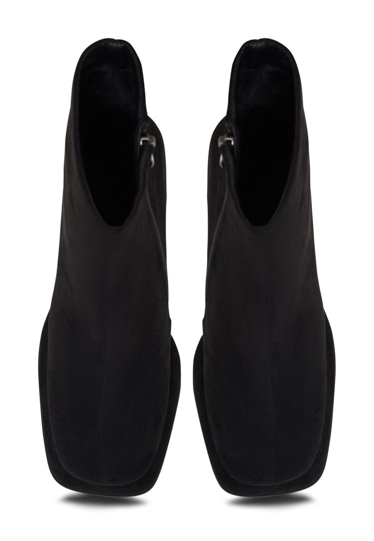 Stivaletti casual con tacco a blocco