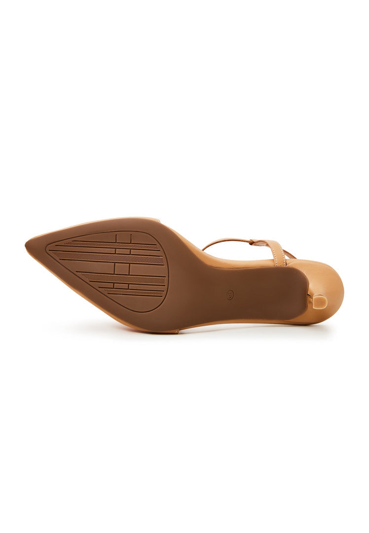 Elegante Luxus-Pumps - Beige
