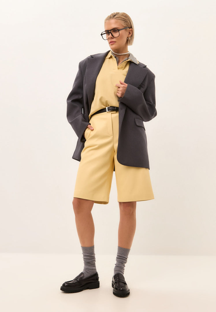 Leather Loafers Dennise - Black