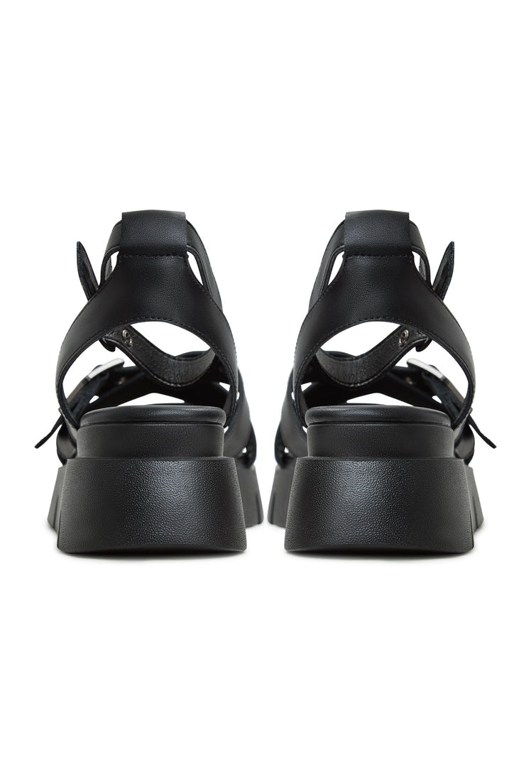 Platform Leather Sandals