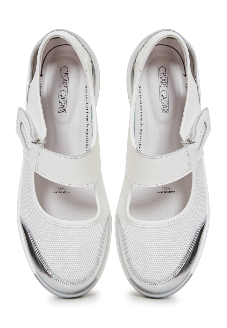 Summer Leather Sneakers - White
