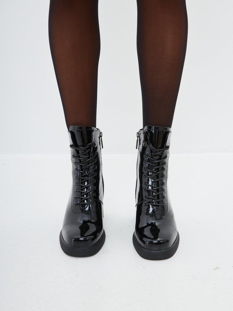 Botines clásicos de tacón alto