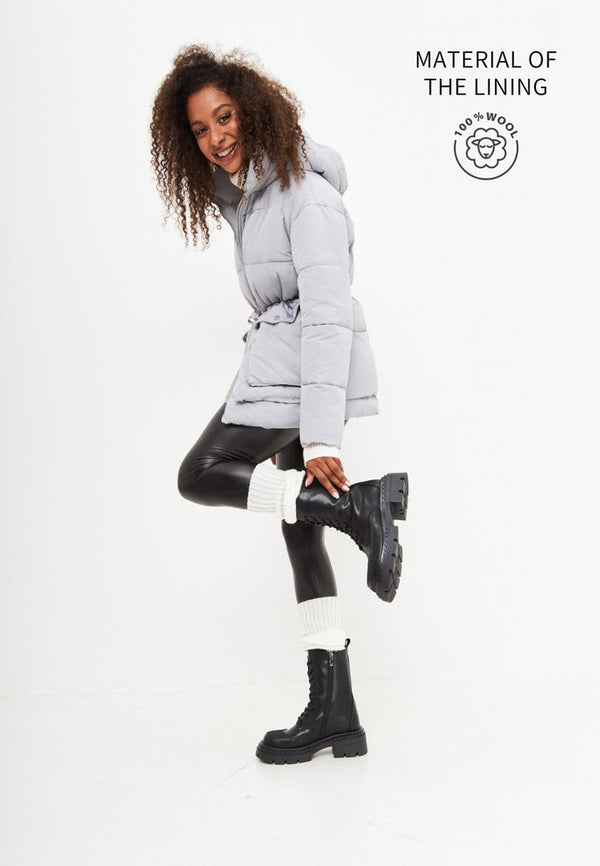 Elegantes botines con cordones