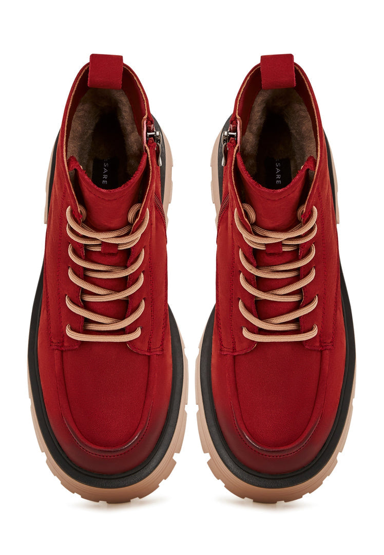 Lässige Plateau-Stiefeletten