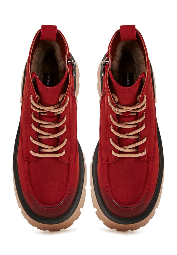 Lediga ankelstövlar med plattform