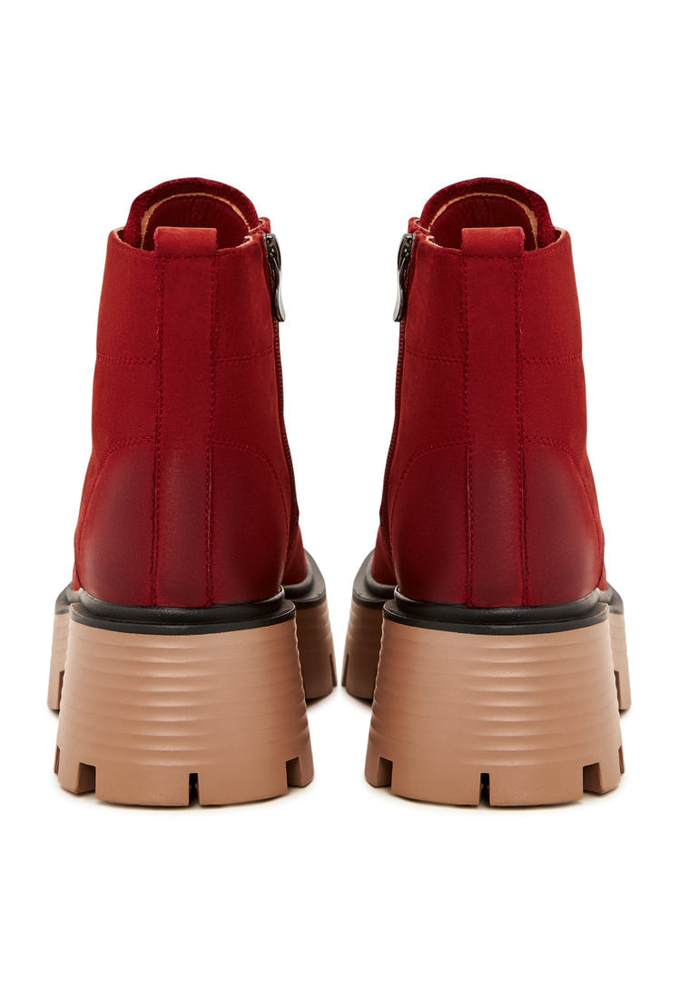 Lässige Plateau-Stiefeletten