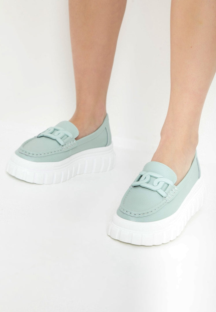 Leren Urban Plateau Schoenen