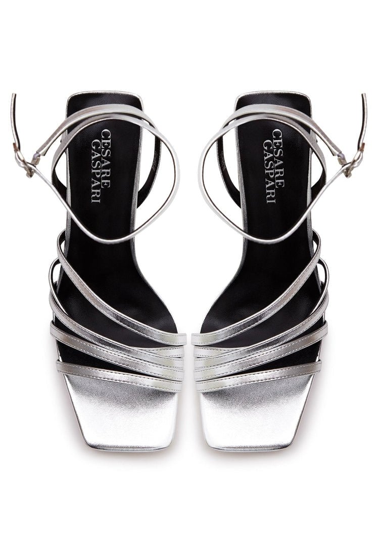 Chunky Comfort Sandals - Silver