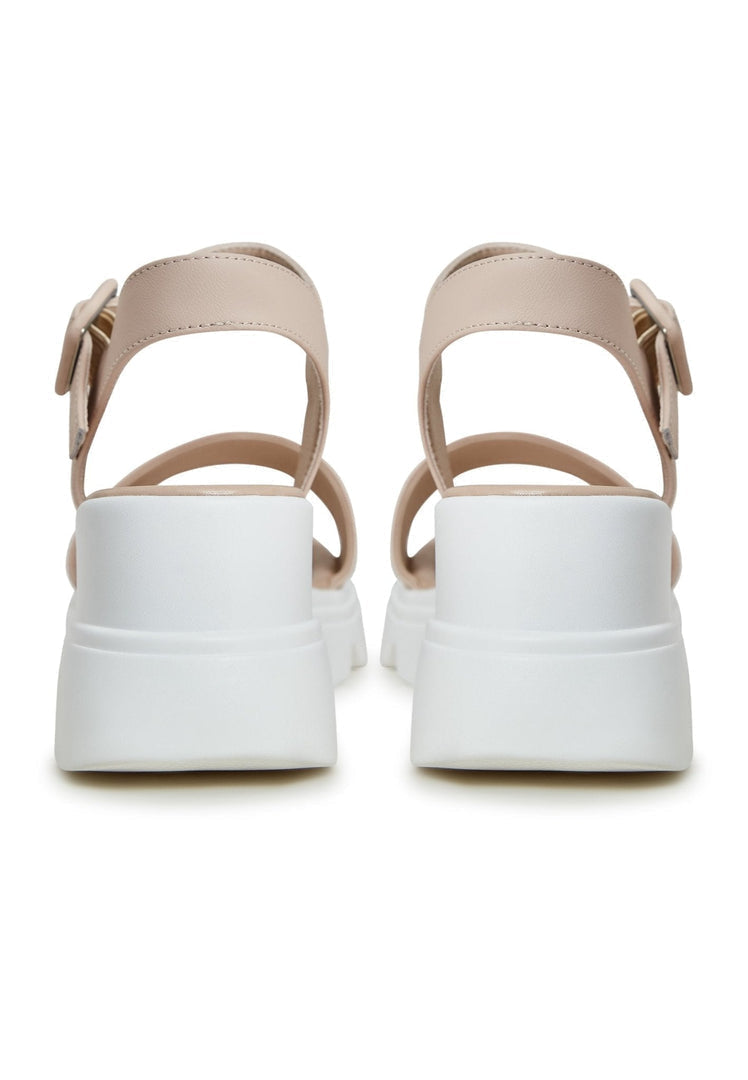 Urban Leather Platform Sandals