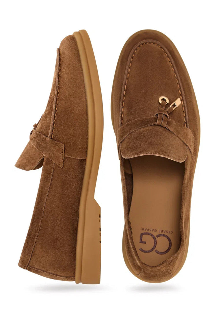 Platform mokkasiner Aurelia - Brun