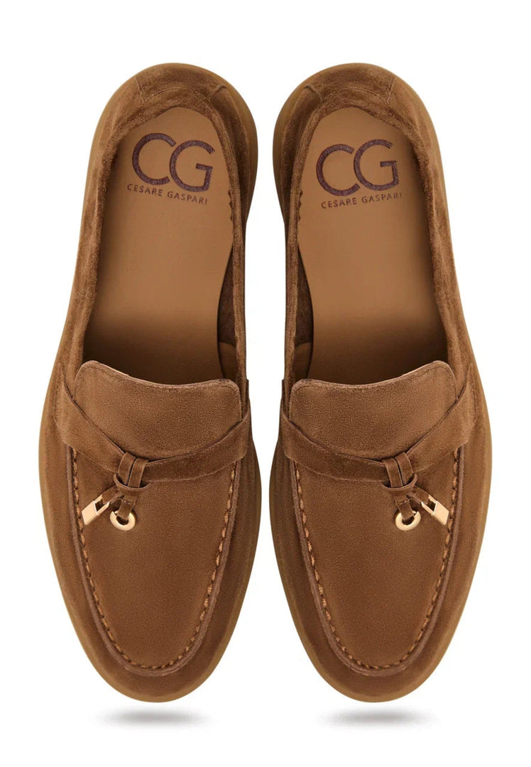 Platform mokkasiner Aurelia - Brun