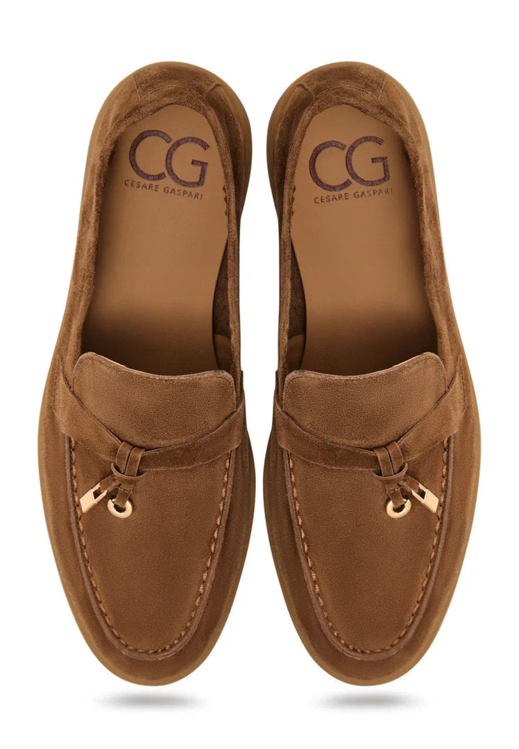 Platform mokkasiner Aurelia - Brun