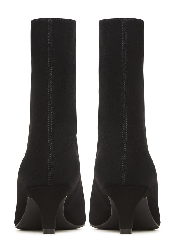 Kitten Heel Ankle Boots Dolly - Black