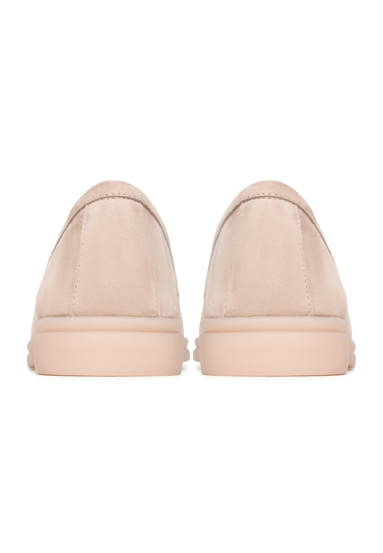 Stay cozy and stylish this winter with Beige Aemilia loafers - the perfect women's winter shoes for cold weather.