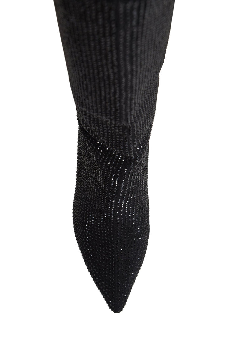 Botas altas con adorno Jewel