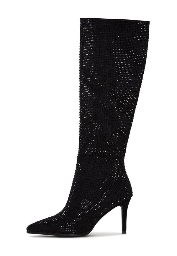 Botas altas con adorno Jewel