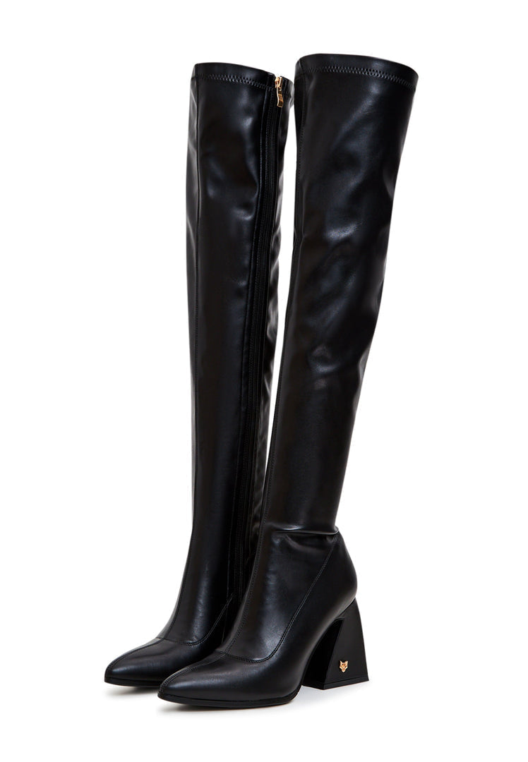 Leather Over the Knee Boots