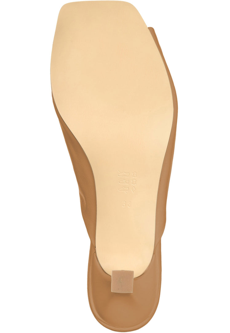 Twist Luxe Heels - Brown