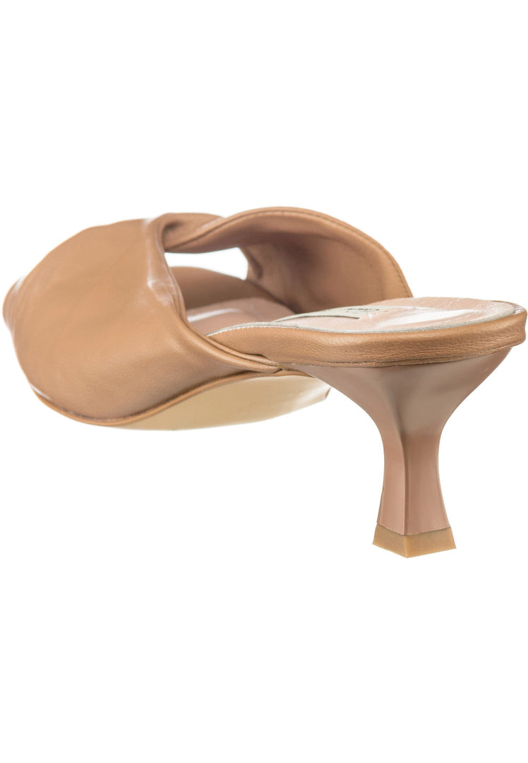 Twist Luxe Heels - Brown