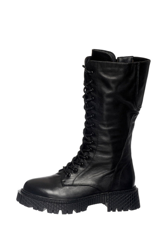 Bottes de combat à lacets