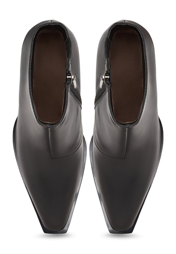 Chic Block Heel Boots Athena - Black