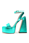 Elevated Elegance Sandals - Green