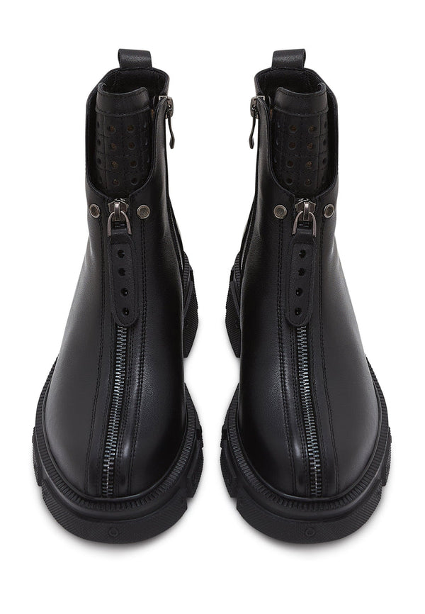 Botines clásicos con tacón en bloque