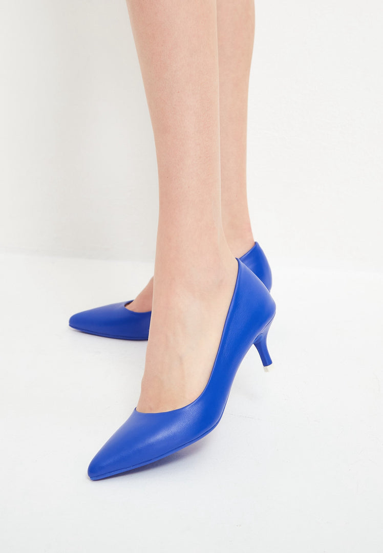 Elegante Luxus-Pumps - Blau