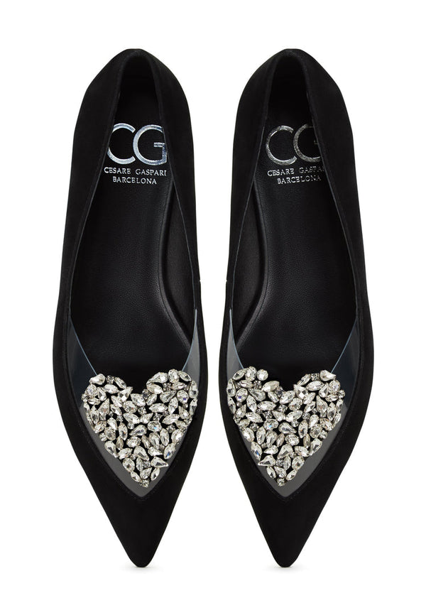 Bailarinas de suela plana Camila - Negro