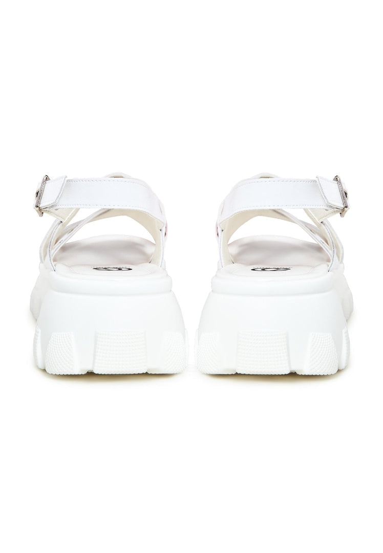 Chunky Platform Sandals - White