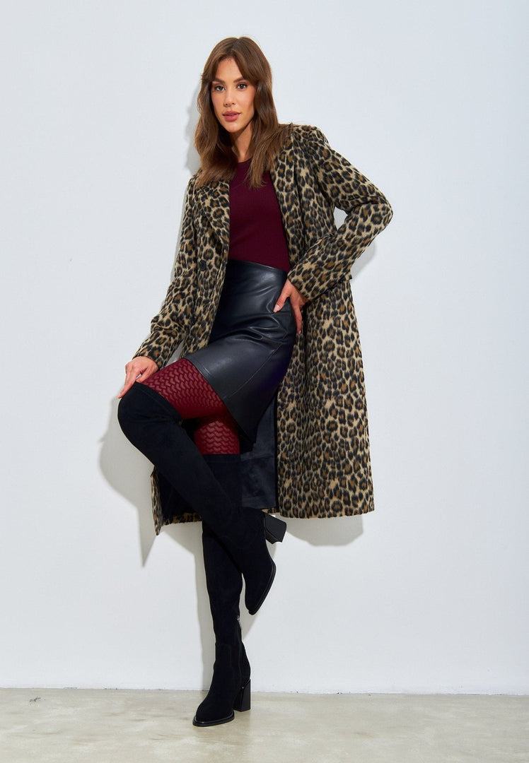 Suede Chic Over-the-Knee Boots - Black