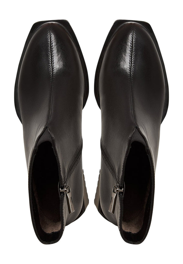 Botines casuales de tacón alto