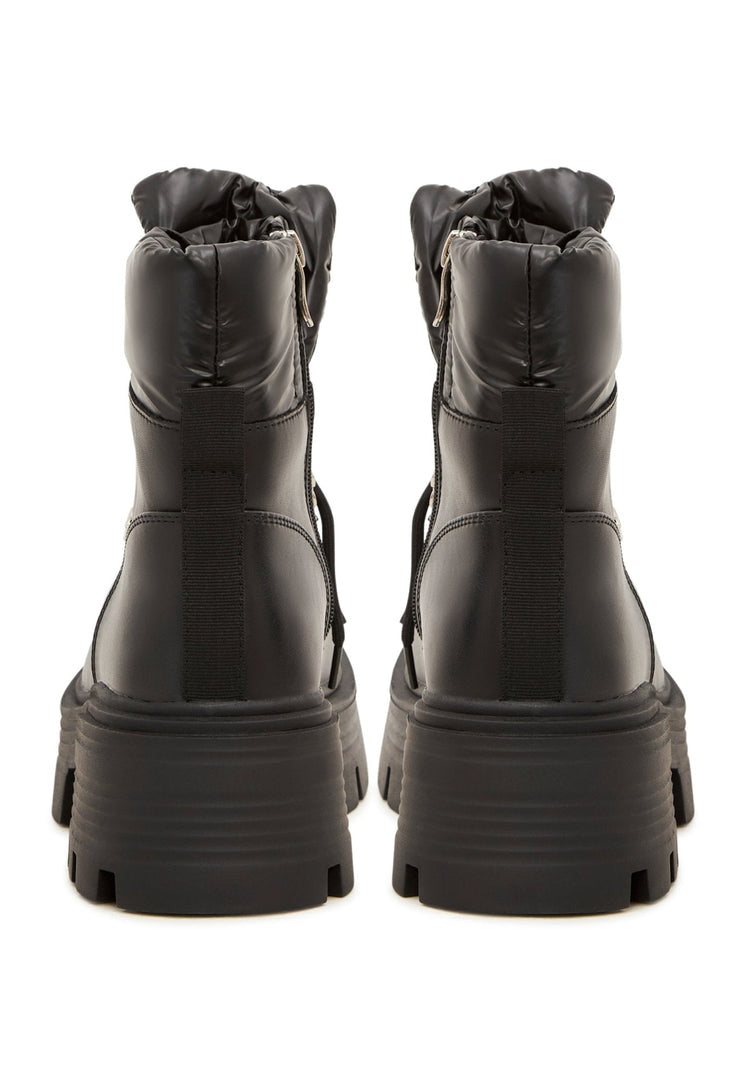 Peep-Toe Ankle Boots