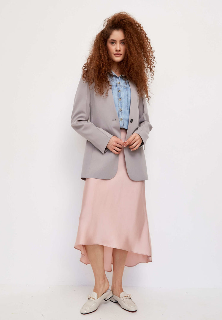 Glossy Charm Mules - White